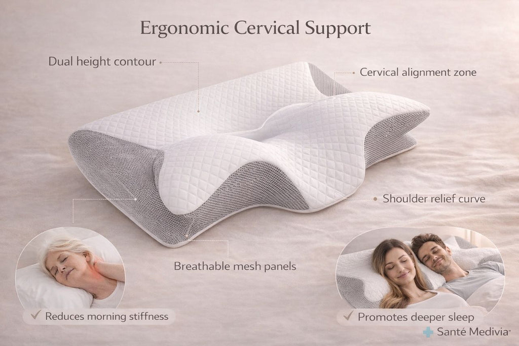 Medivia Sleep Align™ – Ergonomic Cervical Support Pillow